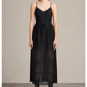ALLSAINTS Black Lace Dress